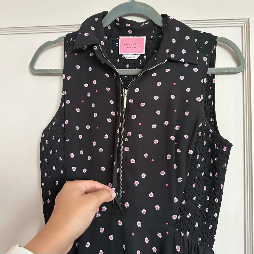 Kate Spade Daisy Dot Shirt Dress - Picture 3 of 6